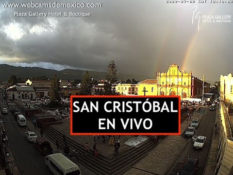 San Cristóbal de las Casas, Chiapas Pueblo Mágico En Vivo | Vista Plaza de la Paz