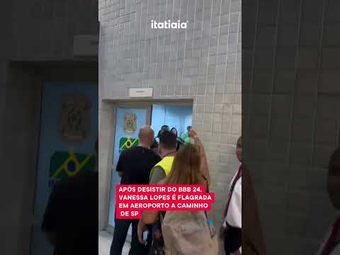 APÓS DESISTIR DO BBB 24, VANESSA LOPES É FLAGRADA EM AEROPORTO A CAMINHO DE SP