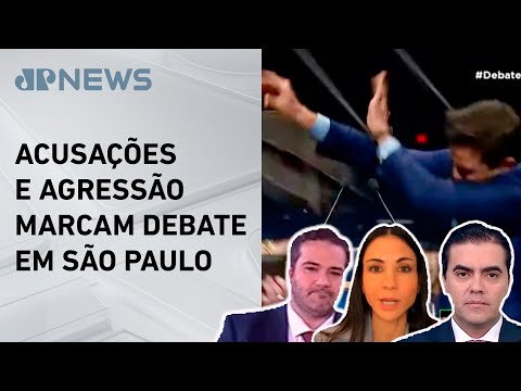 Cadeirada de Datena em Marçal pode interferir nas eleições? Bruno Soller, Amanda e Vilela comentam