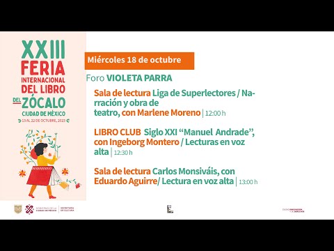 Salas de lectura y Libro Clubs (18 OCTUBRE)