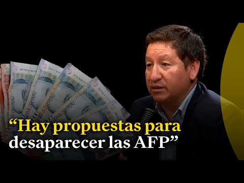 Sobre retiro de las AFP: No debería molestar a nadie porque son fondos personales, indicó Bellido