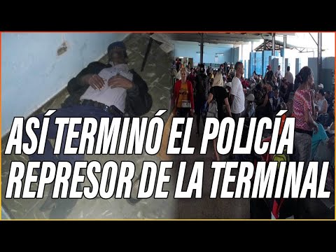EL JEFE DE LA PNR DE LA TERMINAL DE ÓMNIBUS ESTABA ACABANDO Y ASÍ TERMINÓ!!!