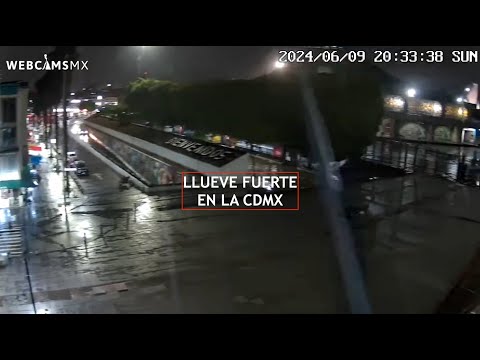 ? #CDMX | #Lluvia fuerte en la capital #EnVivo