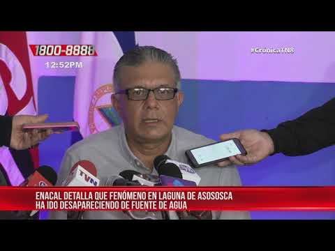 Nicaragua: ENACAL detalla que va superándose volteo térmico en Laguna de Asososca