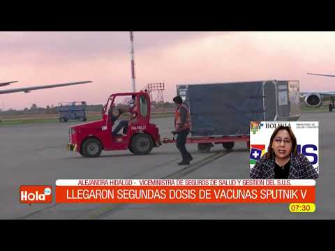 #NACIONAL | LLEGARON SEGUNDAS DOSIS DE VACUNAS SPUTNIK V