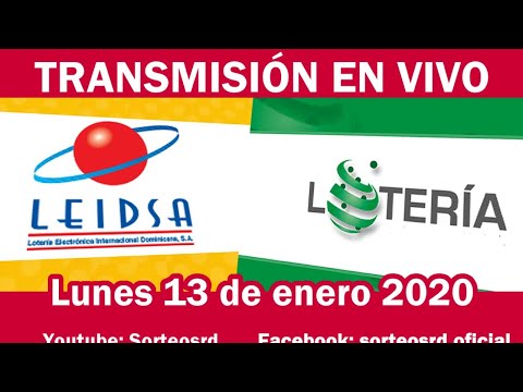 LEIDSA y Lotería Nacional en VIVO / lunes 13 de enero 2020