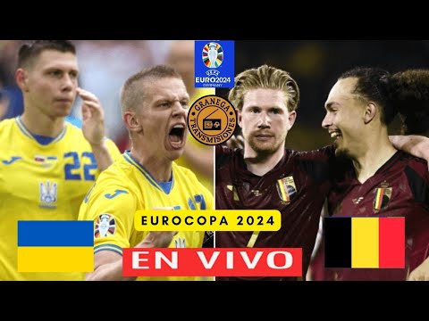 UCRANIA VS BELGICA EN VIVO : Eurocopa 2024 FASE DE GRUPOS FECHA3