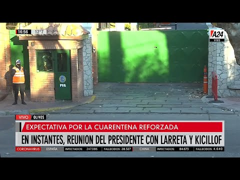 Cuarentena, nueva etapa: reunión del presidente con Larreta y Kicillof