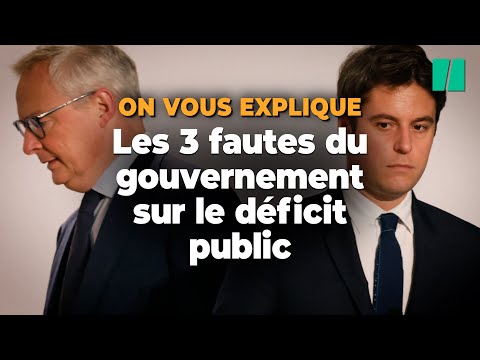 Les trois dérapages incontrôlés de la com’ du gouvernement sur le déficit public