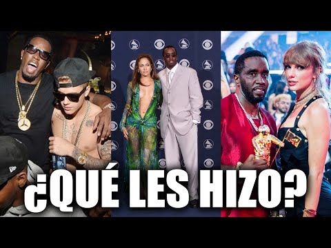 Qué le hizo REALMENTE DIDDY a JUSTIN BIEBER, TAYLOR SWIFT Y JENNIFER LOPEZ?