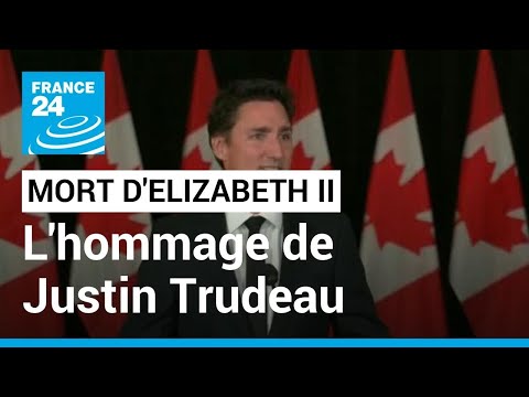 Décès d'Elizabeth II : Justin Trudeau rend hommage à la reine du Commonwealth • FRANCE 24