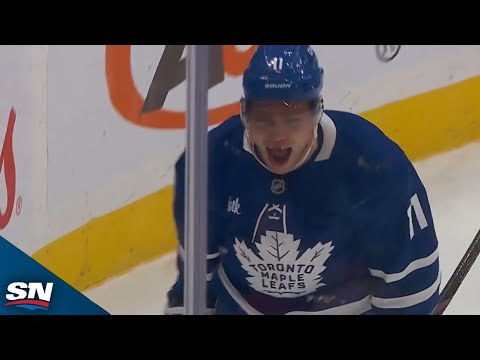 Maple Leafs Max Domi Wires Home First Goal Of Season vs. Sabres