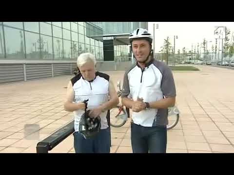 Carlos Pumares en bicicleta