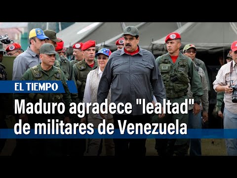 Maduro agradece lealtad de militares de Venezuela, sostén de su gobierno | El Tiempo