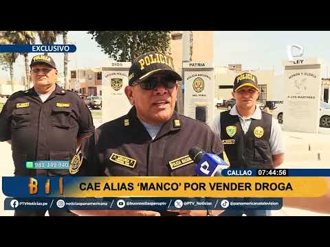 BDP Informe cae alias Manco en el Callao