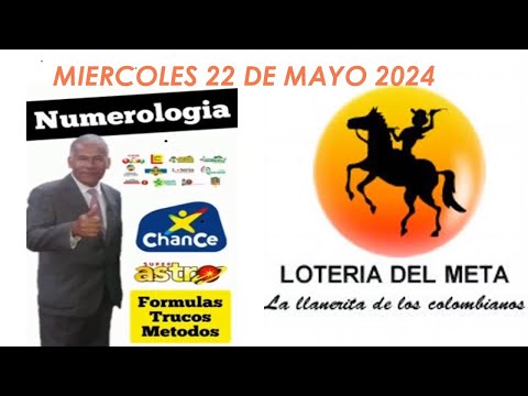 LOTERIA del META Hoy MIERCOLES 22 de MAYO 2024 [RESULTADOS PREMIO MAYOR] #loteriadehoy