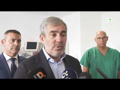 El presidente de Canarias visita el Hospital Molina Orosa de Lanzarote