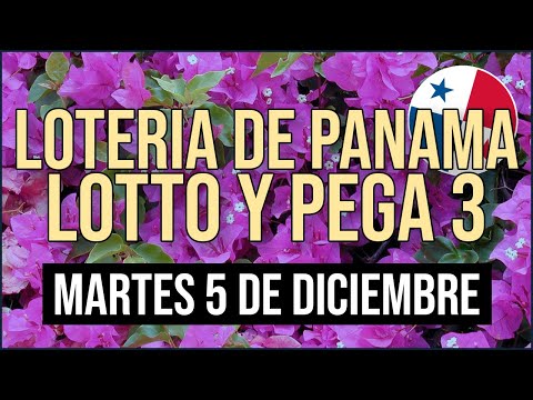 Lotto, Pega 3 - Martes 5 de diciembre 2023 Resultados Lotería de Panamá