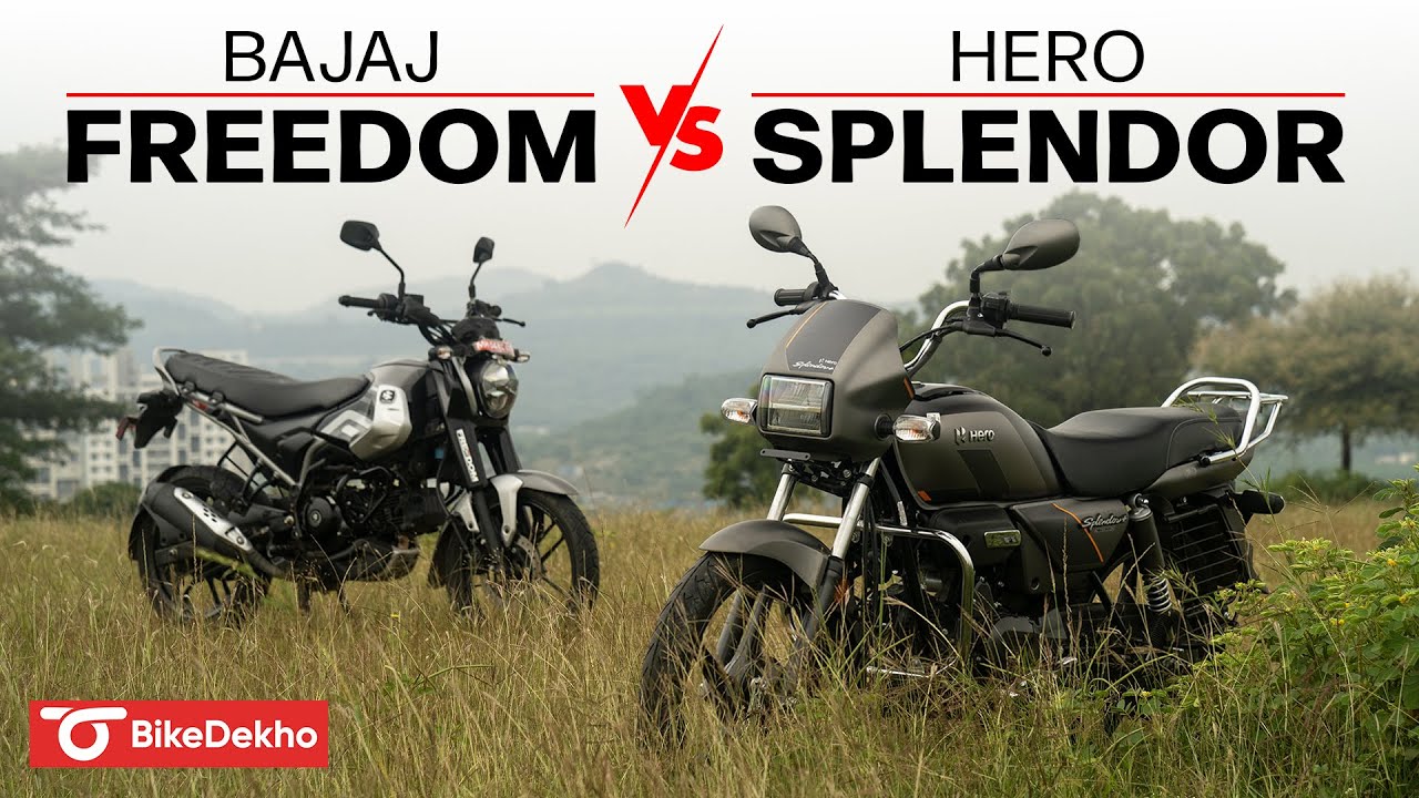 2024 Hero Splendor Plus Xtec 2.0 vs Bajaj Freedom 125 Comparison