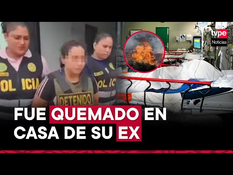 Tumbes: hombre quemado en casa de su expareja es trasladado a hospital de Lima