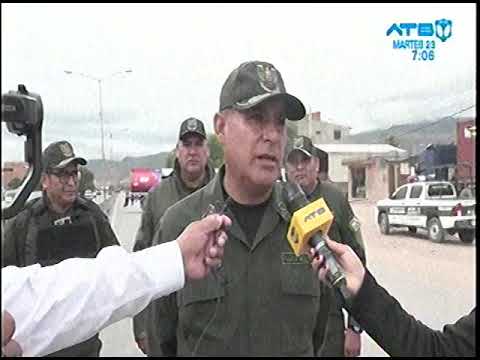 23012024 POLICÍA REPORTA 9 PUNTOS DE BLOQUEOS EN COCHABAMBA ATB