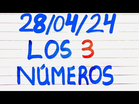 LOS TRES NÚMEROS QUE MAS SALEN HOY 26 DE ABRIL DEL 2024
