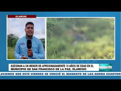 ¡Terrible! Con arma blanca, matan a menor de 15 años en San Francisco de La Paz