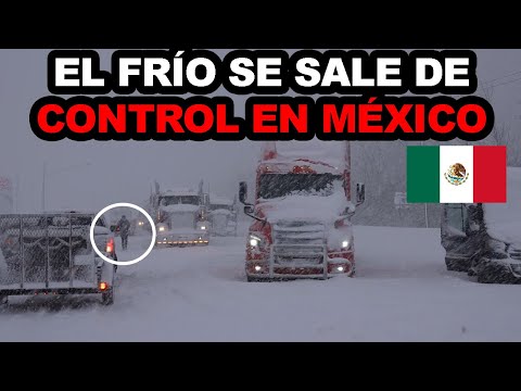 ADVERTENCIA POR CUARTA TORMENTA INVERNAL Y FRENTE FRÍO 25 EN MÉXICO