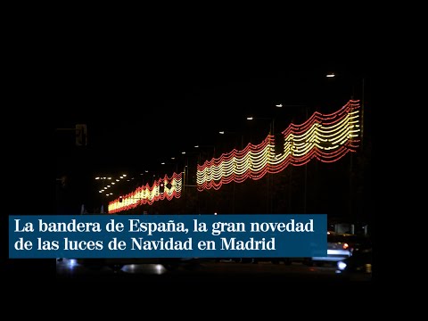 Una menina y una bandera de España gigantes, las novedades del encendido de luces en Madrid