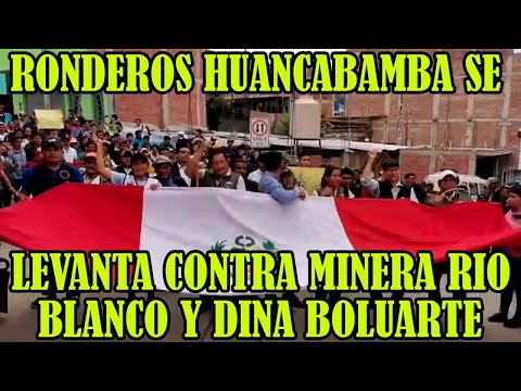 CIENTOS DE RONDEROS SE MOVILIZARON EN HUANCABAMBA PIURA CONTRA EL GOBIERNO DE DINA BOLUARTE..