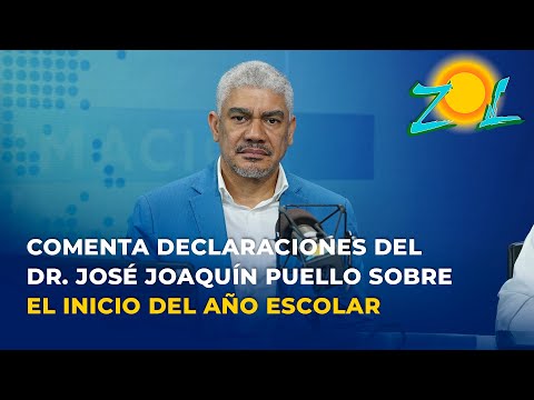 Holi Matos comenta declaraciones del Dr. José Joaquín Puello sobre el inicio del año escolar