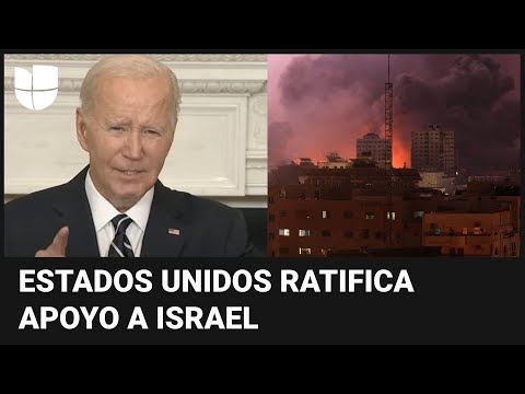 Estados Unidos envía buques y aviones a Israel para enfrentar a Hamas