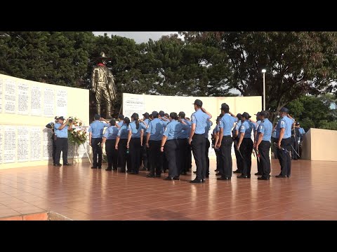 Policía Nacional recuerda a los oficiales caídos a 44 años de su fundación