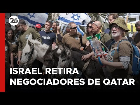 MEDIO ORIENTE | Israel retira a sus negociadores de Qatar