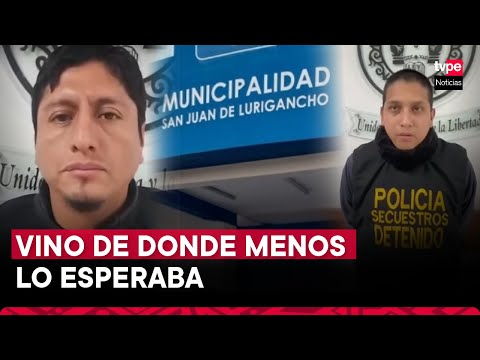 Extorsionaban a funcionario de Municipalidad de SJL y descubren que eran sus propios colegas