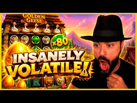 FIRST TIME PLAYING GOLDEN GEESE... AND ITS INSANELY VOLATILE!