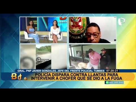 Gral. Javier Gonzáles: El agente policial hizo disparos disuasivos, no contra ningún objetivo