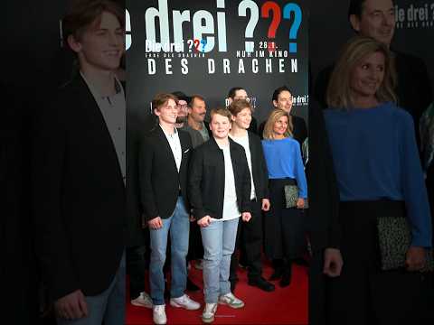#DreiFragezeichen Liebe bei der WELTPREMIERE von #DreiFragezeichenfilm - Ab 26.1. NUR im #Kino