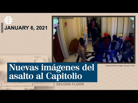 Nuevas e impactantes imágenes del asalto al Capitolio en el impeachment a Trump