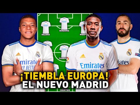 ¡LOCURA! El PODEROSO ONCE SOÑADO del Real Madrid para esta próxima temporada 2021/22