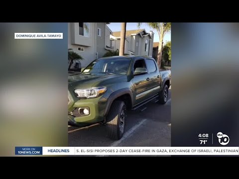 Dozens of Toyota Tacomas stolen in San Diego's Mid-City neighborhoods