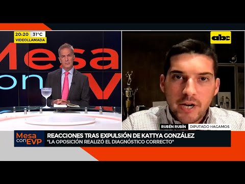 Rubén Rubín habla sobre la pérdida de investidura de Kattya González