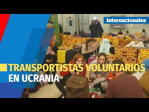 Ángeles conductores, los voluntarios que transportan a refugiados de Ucrania