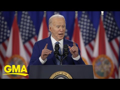 Biden blasts Trump over abortion rights during Florida campaign stop