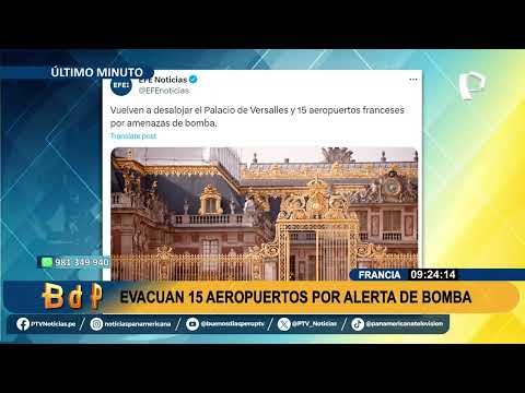 ¡Increíble! Desalojan el Palacio de Versalles por quinta vez consecutiva