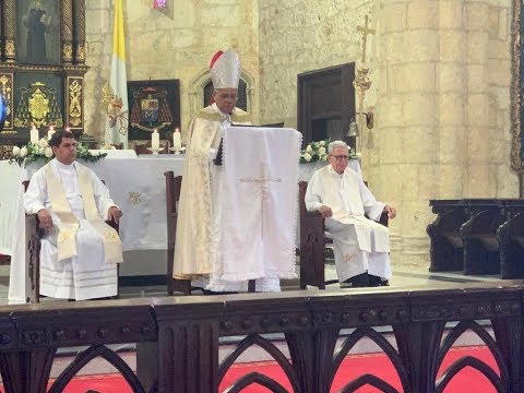 Arzobispo reitera llamado a pacto nacional