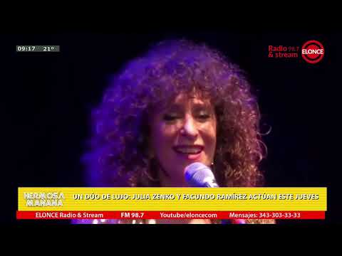 HERMOSA MAÑANA - Un dúo de lujo: Julia Zenko y Facundo Ramírez actúan este jueves