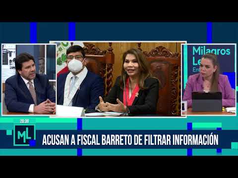 Milagros Leiva Entrevista -OCT 01 -2/3 -CARLOS PAREDES ACUSA A FISCAL BARRETO DE FILTRAR INFORMACIÓN