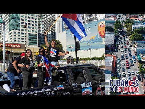 Exilio cubano apoya la caravana a Washington, DC contra las relaciones con el régimen castrista