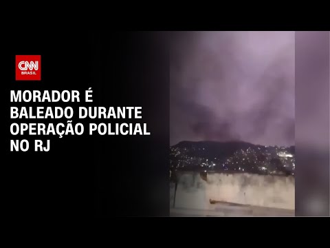 Morador é baleado durante operação policial no RJ | BASTIDORES CNN